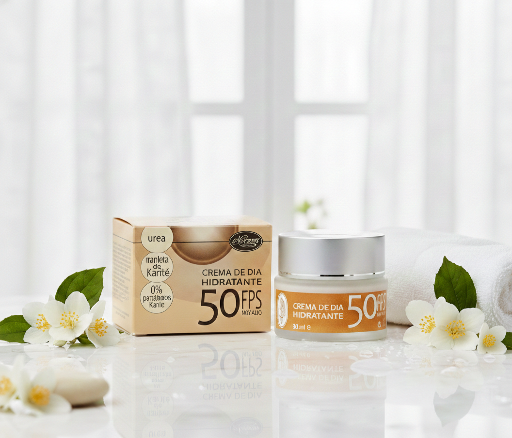 Crema Facial Hidratante de Día con FPS 50