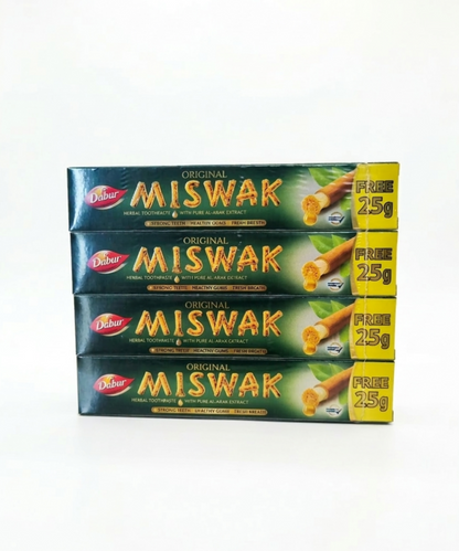 Pasta Dental Miswak Original  Pack 12unid de 75g c/u - Alecobio
