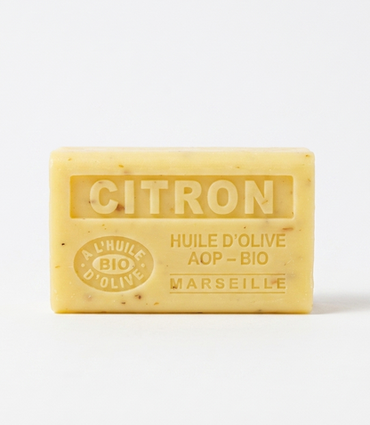 Jabón de Citrón Exfoliante con Aceite de Oliva Ecológico 125g - Alecobio