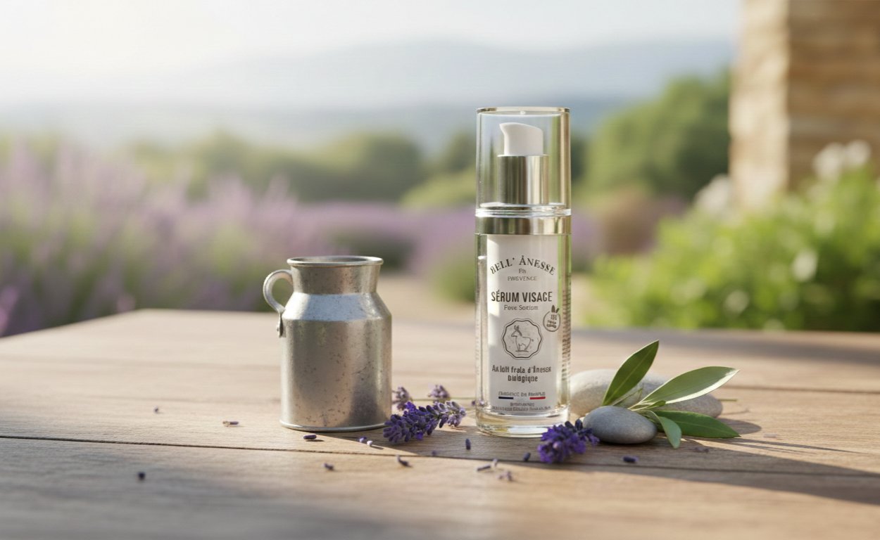 Sérum Facial con Leche de Burra Ecológica, Colágeno y Ácido Hialurónico - Alecobio