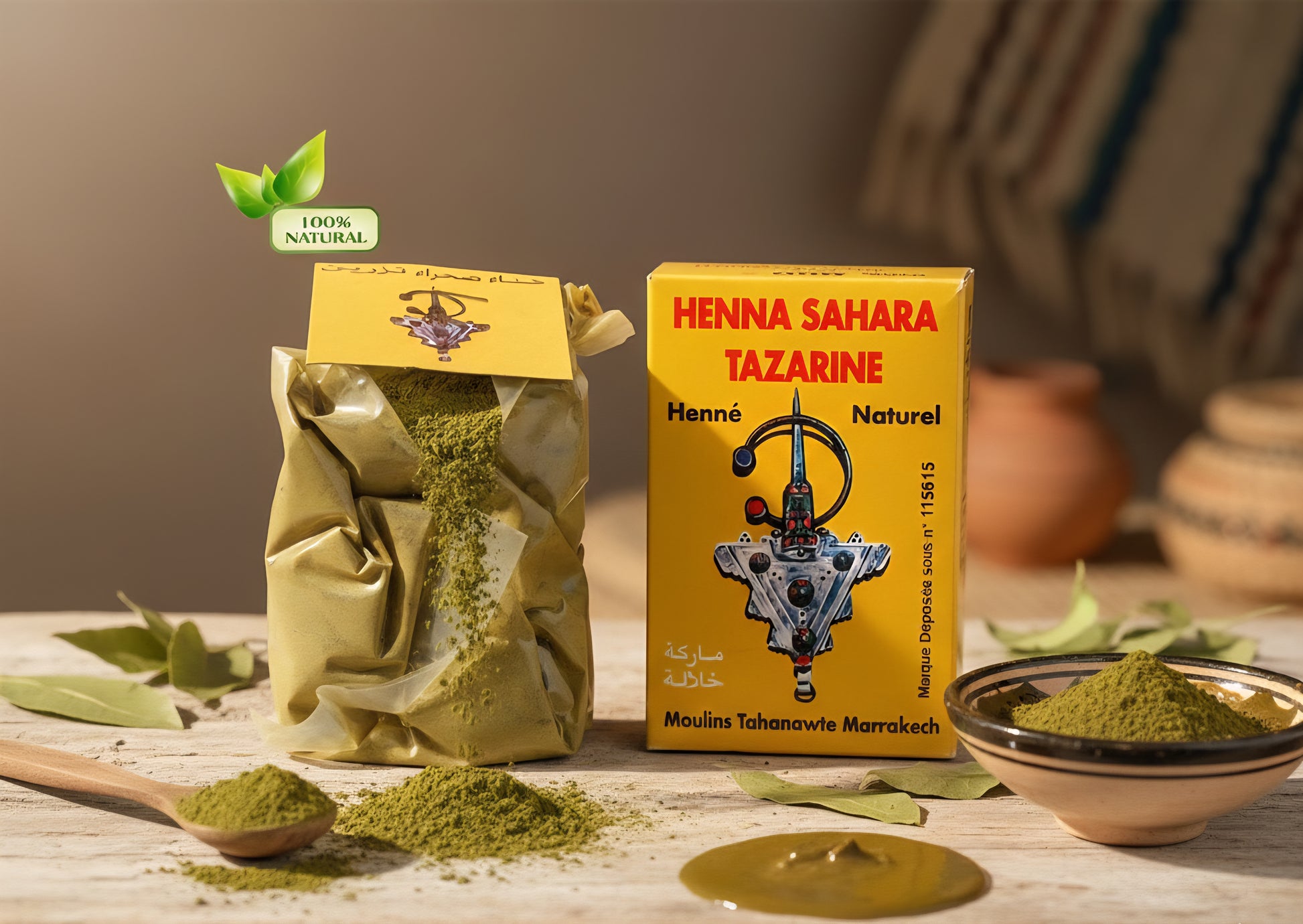 Henna Sahara Tazarine Cabello y Tatuajes - Alecobio