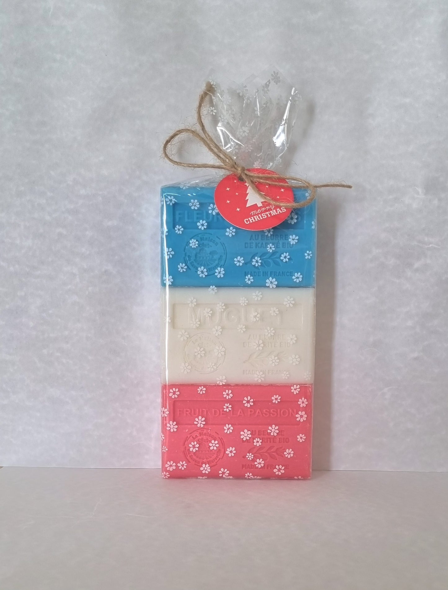 Pack Regalo Set 3 Jabones de la Provenza (Flor de Lotus, Muguet, Fruta de la Pasión)