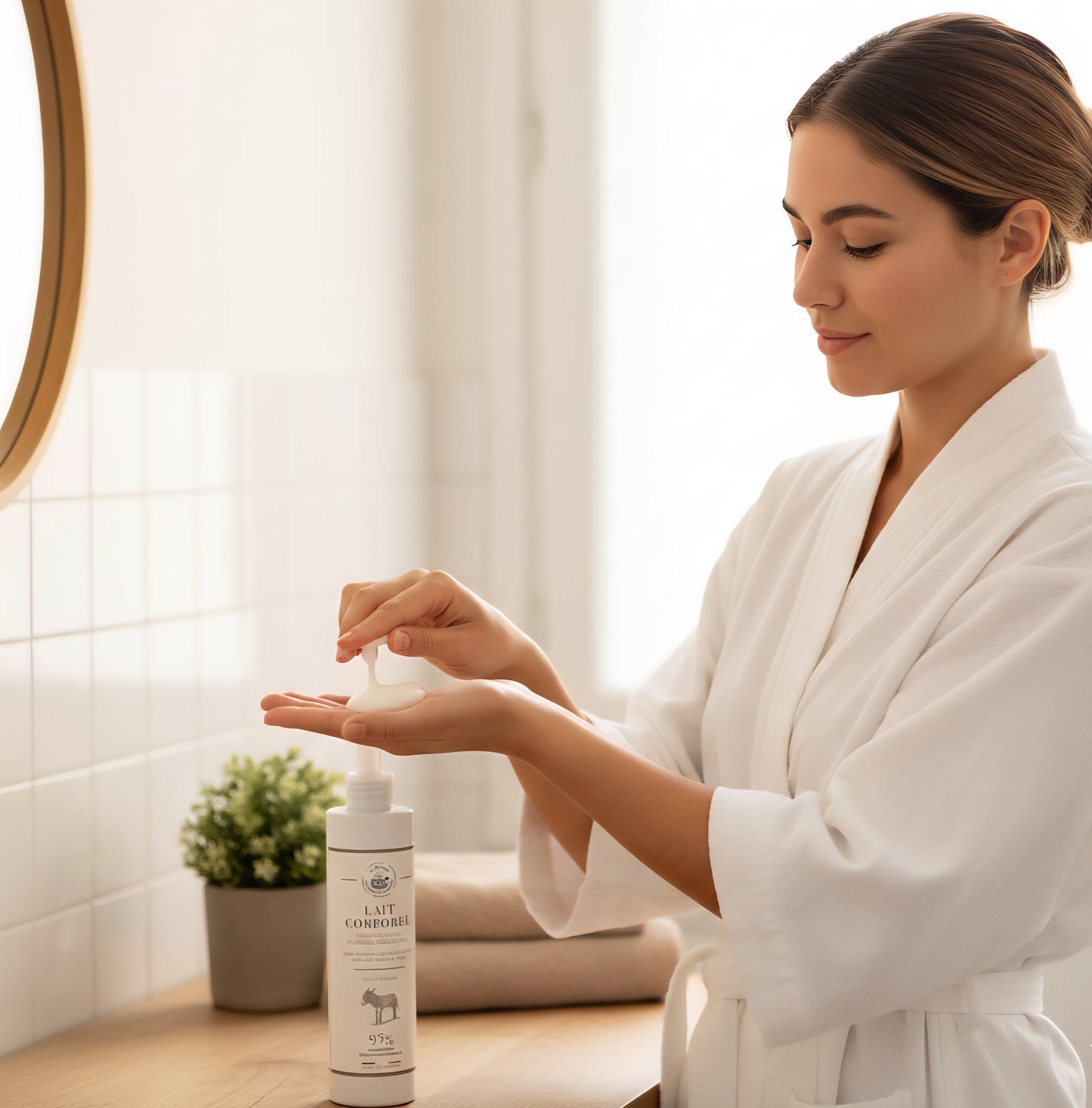 Leche Corporal Hidratante de Leche de Burra Ecológica La Maison du Savon de Marseille - Alecobio