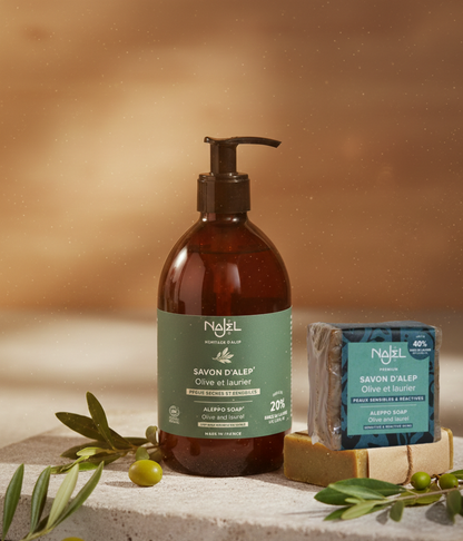 Jabón Líquido de Alepo 20% de Bayas de Laurel