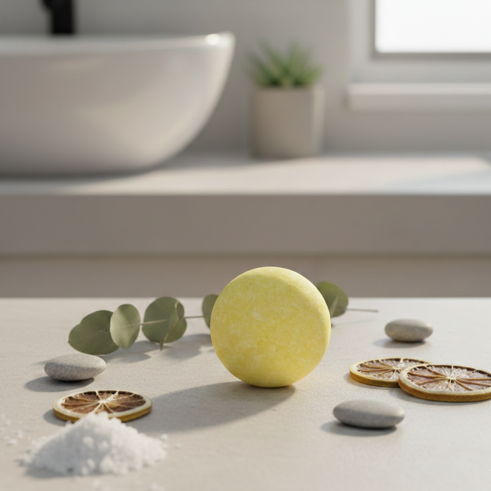 Champú Sólido de Pomelo, Betaína y Sal marina - Alecobio