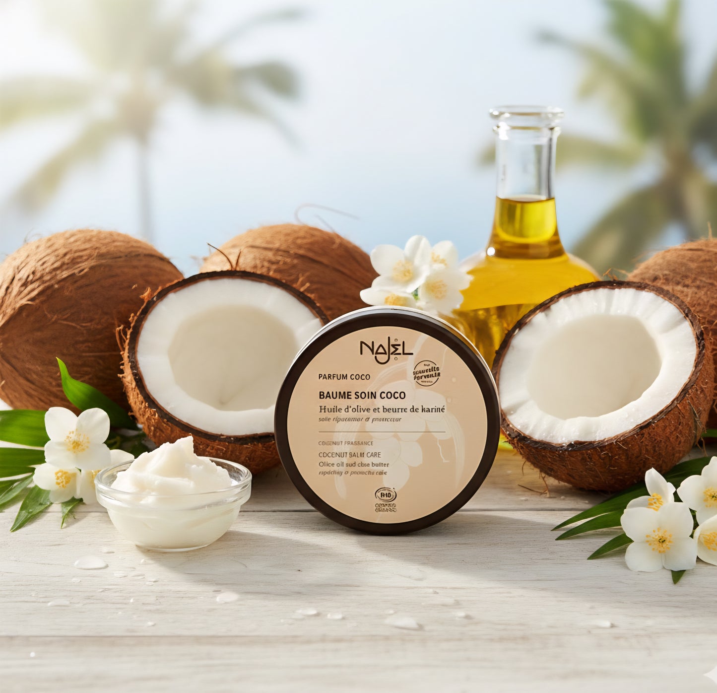 Bálsamo para el Cuidado de Coco, Oliva y Karité - Alecobio