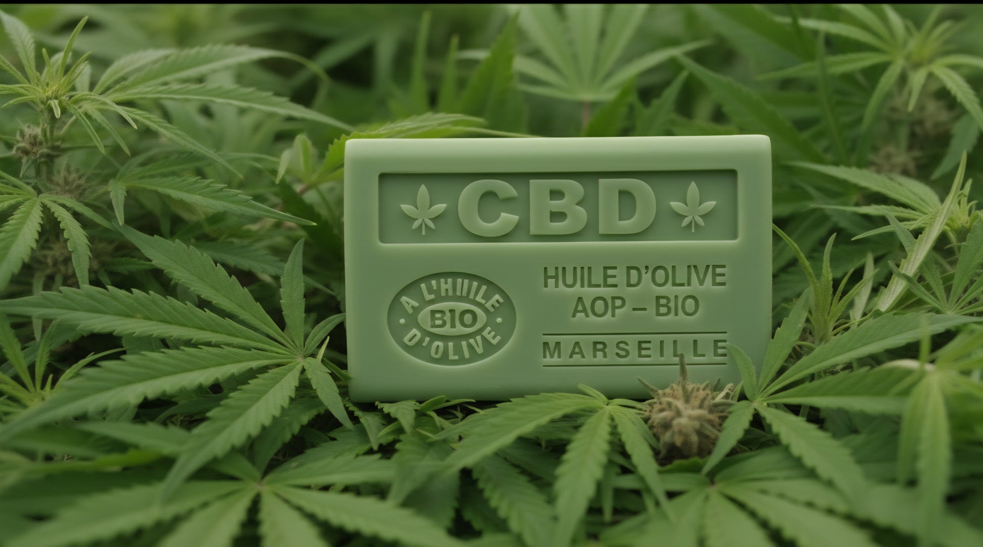 Jabón de CBD con Aceite de Cáñamo Ecológico 125g - Alecobio