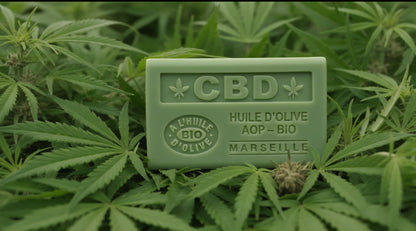 Jabón de CBD con Aceite de Cáñamo Ecológico 125g - Alecobio