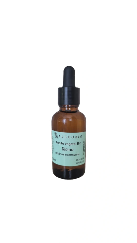 Aceite vegetal Ricino Bio 1ª prensada 30ml - Alecobio