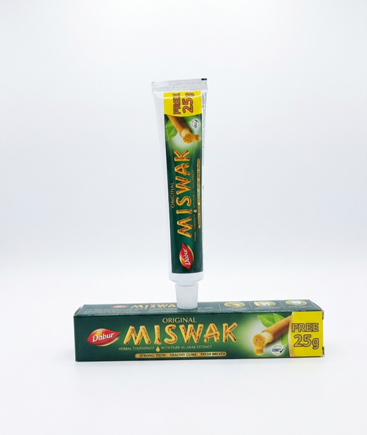 Pasta Dental Herbal Miswak 75g  Original con Puro Extracto Al-Arak - Alecobio