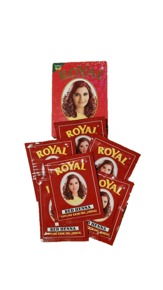 Henna  Royal Roja  para Cabello - Alecobio