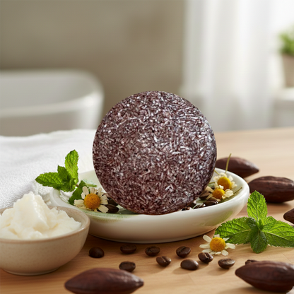 Champú Sólido de Cacao y Manteca de Karité