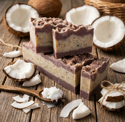 Jabón Artesano con Manteca de Coco - Alecobio