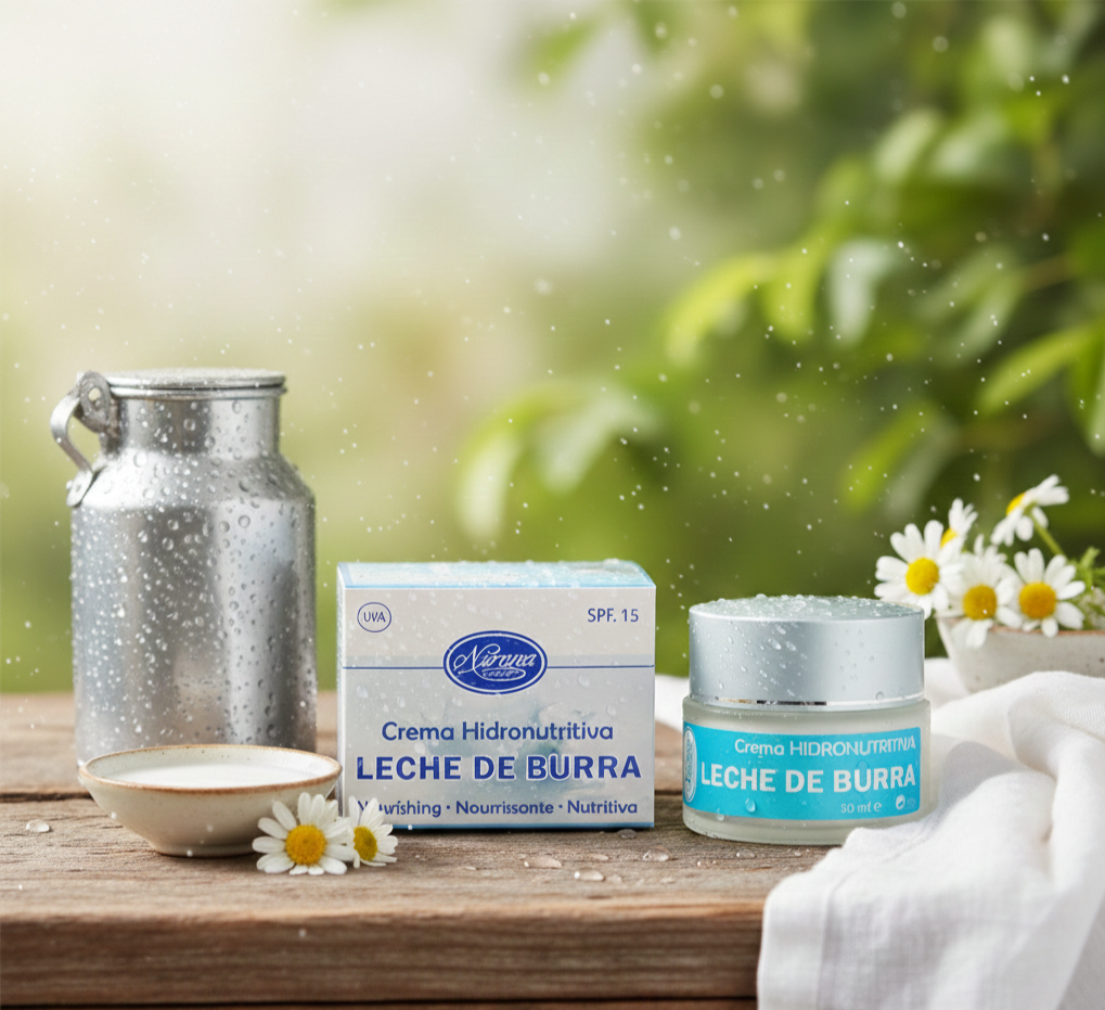Crema Facial Hidronutritiva con Leche de Burra - Alecobio