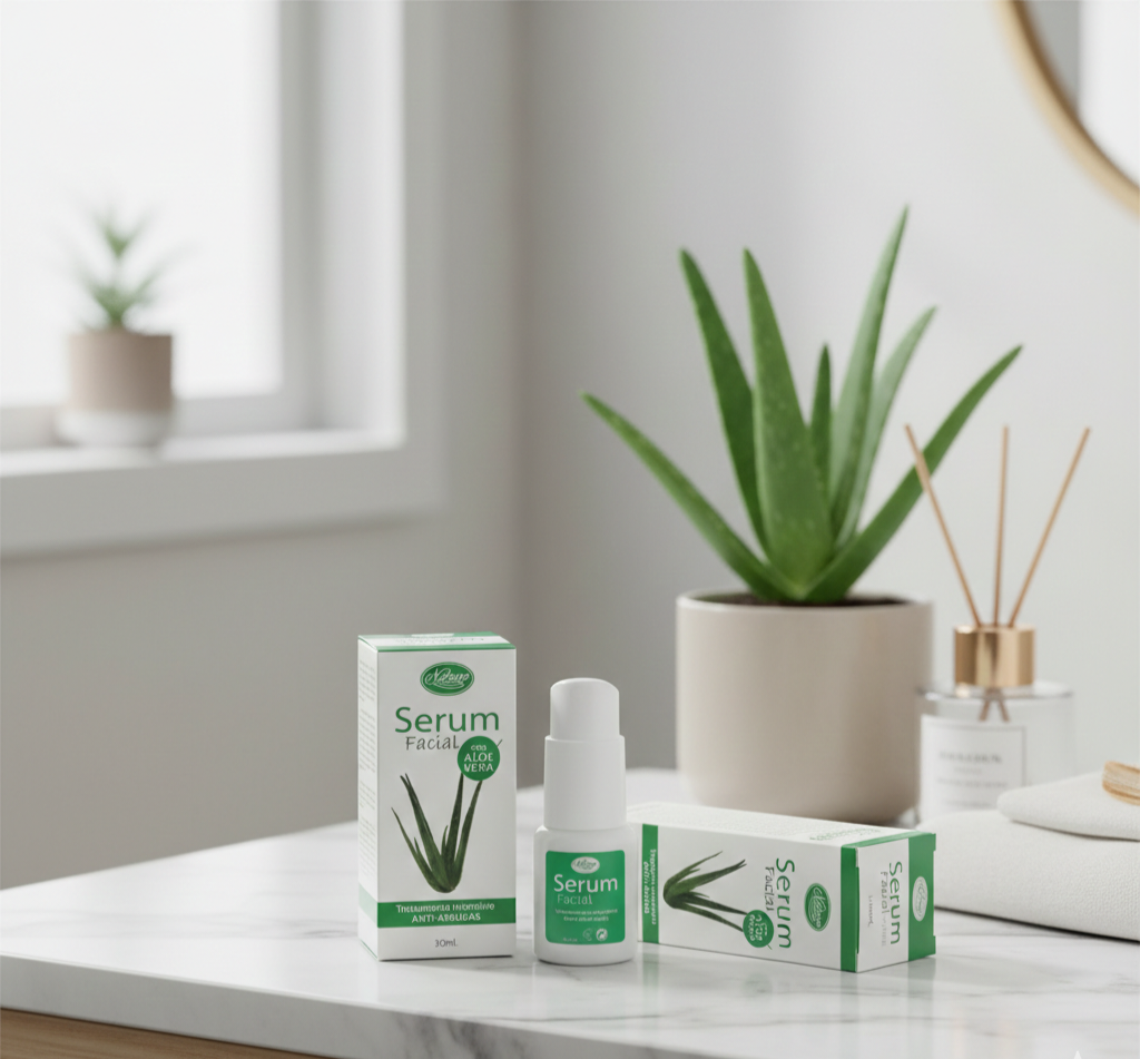 Sérum Facial con Aloe Vera