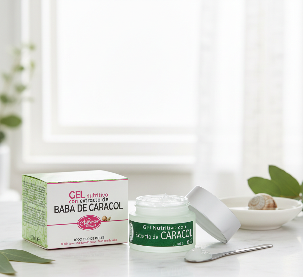 Gel Facial Nutritivo de Baba de Caracol - Alecobio