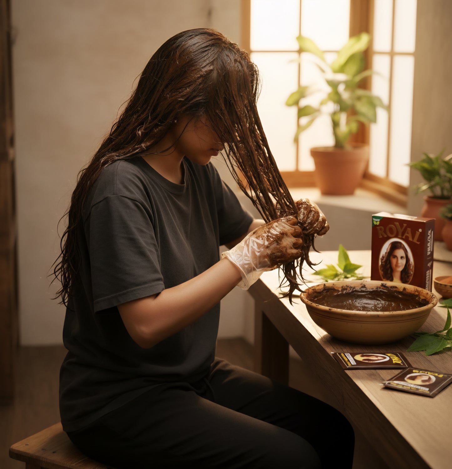 Henna Royal Marrón Chocolate Cabello