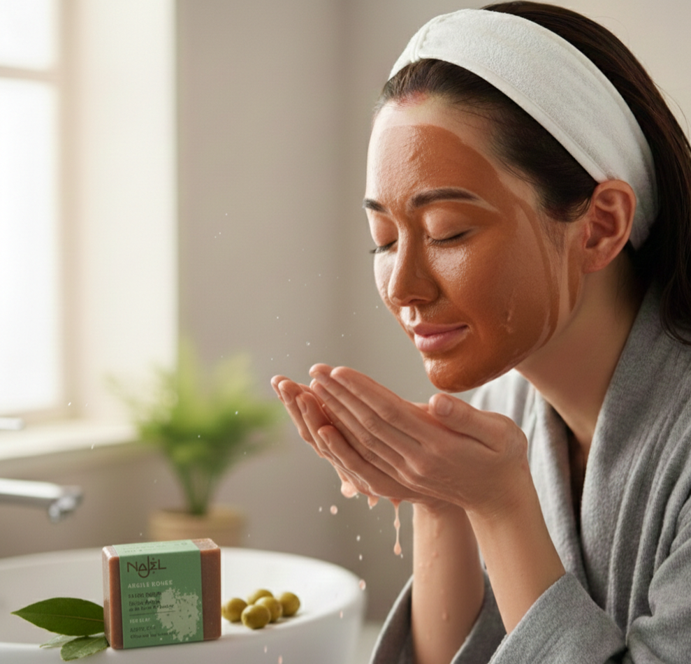 Jabón de Alepo con arcilla roja - Alecobio