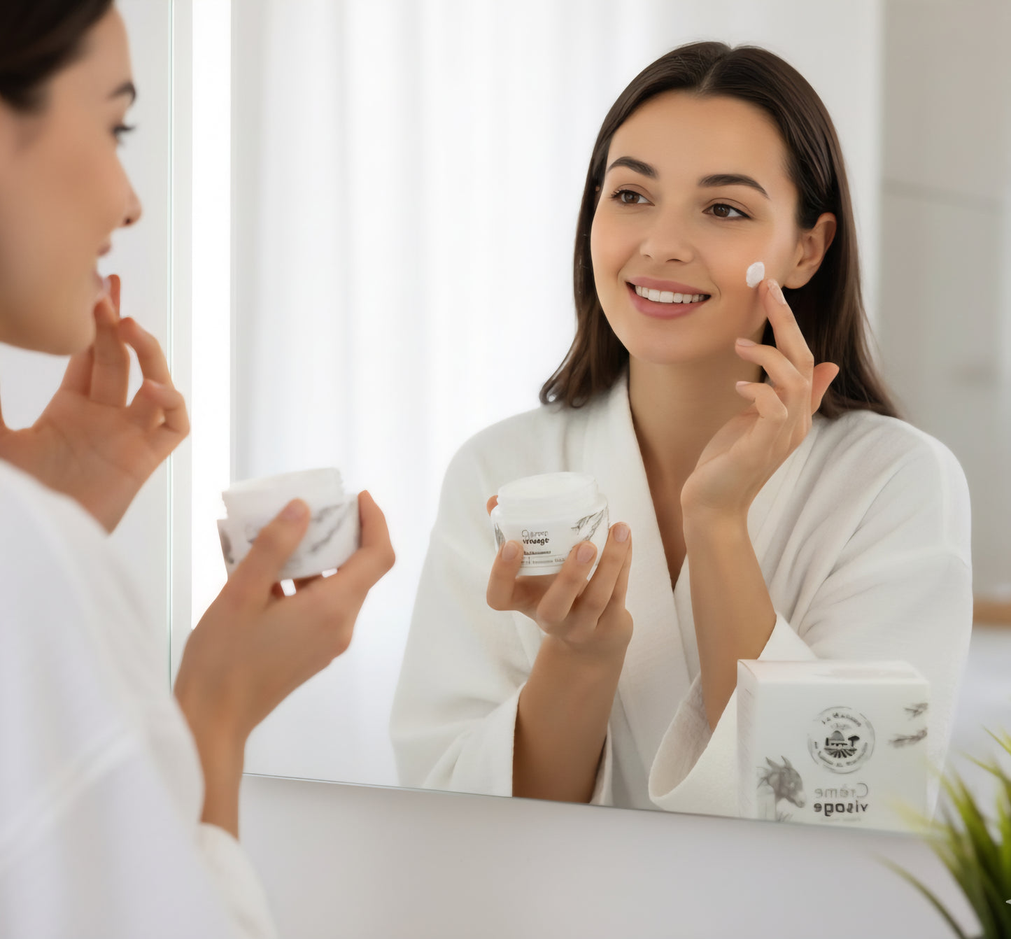 Crema Facial de Leche de Burra Bio La Maison du Savon de Marseille